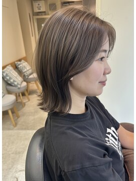 バッカ 横浜桜木町店(BACCA) 髪質改善　ミディアム　外ハネ　前髪なし