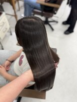 ハピネス 梅田茶屋町店(HAPPINESS)&nbsp;レイヤーカット/韓国ヘア/髪質改善トリートメント/グレージュ