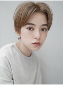 【GEEKS渋谷】マッシュショート/マロンベージュ/冬ヘア/20代30代