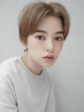 ギークス(GEEKS) 【GEEKS渋谷】マッシュショート/マロンベージュ/冬ヘア/20代30代