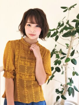 アニモフィオレンテ 千間台店(animo FIORENTE) +animoせんげん台+ココアブラウン×ふんわりハッシュカットb