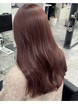 コンマ(,) pink beige