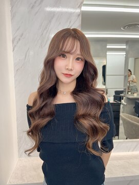 ヌーディベージュ/ベージュ/シアーブラウン/エクステ/レイヤー