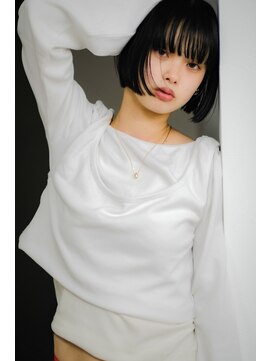 ボブ　髪質改善／白髪改善／白髪ぼかし／脱白髪染め