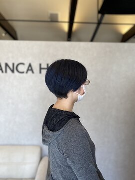 ブルーブラック／ショートレイヤー