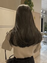 ザックジングウ 表参道(ZACC JINGU)&nbsp;オリーブベージュ/オリーブカラー赤み消しカラー/ロングヘア