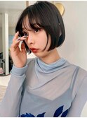 ボブヘア[表参道/原宿/ダブルカラー/ケアブリーチ/縮毛矯正]
