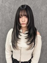 エスト 大阪梅田(EST)&nbsp;レミー100%高級人毛/53cm☆シールエクステ100枚+レイヤーカット