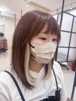 テーラヘアー 石岡店(TELA HAIR)&nbsp;シールエクステで作るイヤリングカラー