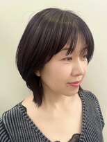 インフィス(INFIS)&nbsp;大人女性に人気◎くびれボブヘア×艶髪レッドブラウンカラー