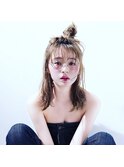 巻かないアレンジ。メッシーバン　ヘアセット　〔Belle表参道〕