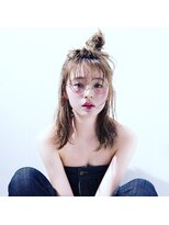 ベル 表参道店(Belle)&nbsp;巻かないアレンジ。メッシーバン　ヘアセット　〔Belle表参道〕