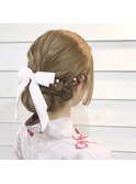 浴衣に合う大人ヘアアレンジ
