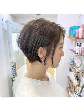 レンク(LENC) Coast.アディクシーカラー×ショートボブ×グレージュカラー