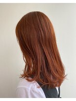 ヘアメイク オブジェ(hair make objet) 韓国スタイル コリアンオレンジ