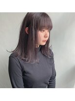 アミリ(amili) 切りっぱなし×ラベンダーグレージュ