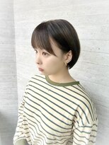 バーチョ(bacio)&nbsp;ぱつっとミニボブ【麻生/札幌ショート/白髪】