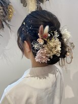キャパサウス 春日 大野城店(CAPA south) シニヨン　ヘアアレンジ　結婚式　卒業式　成人式　