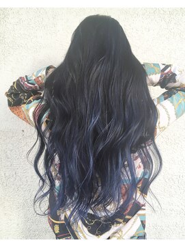 フロクシノーシナイヒリパイリフィケーション(Floccinaucinihilipilification) ネイビーグラデーション