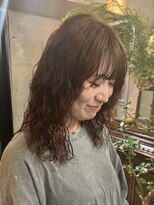 ビートス(BEAT S)&nbsp;【BEAT S】　オレンジカラー/パーマスタイル/伏見/矢場町/栄