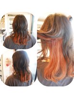 ヴィアスヘアー(vias hair)&nbsp;IROJIKAKE「AMBER（アンバー）」×インナーカラー