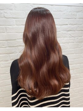 アンククロス 表参道(ANKH CROSS) ブリーチなしオレンジブラウン