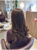 コテ巻きスタイリング