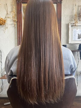 ラフ(RaF*) ブリーチなしアッシュベージュカラーフレンチカジュアル髪質改善