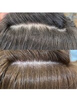 イーストハムアネーロ(EAST HAM anello)&nbsp;白髪ぼかし＆髪質改善[ビフォーアフター]