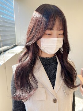 リコ ヘアアンドリラクゼーション 名駅店(LICO HAIR＆RELAXATION) 【LICO】ラベンダーピンクブラウンbyコモト ハルキ