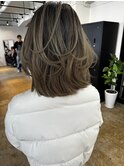 派手すぎるのが嫌な方におすすめバレイヤージュ!_中明度_