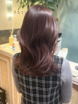 トリコ ショップアンドヘアサロン(tricot shop hair salon)&nbsp;ブリーチなし◎ピンクラベンダー  ミディアムヘアセット