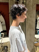 ハマモト ショートパーマ