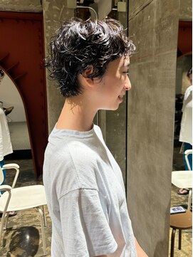 ハマモト ショートパーマ