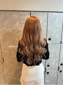 ガルボヘアー 名古屋栄店(garbo hair) #名古屋#栄#プルエクステ#ロング#ハイトーン#透明感#エクステ