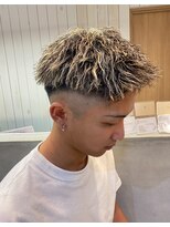 メンズバイココテラス 豊中(men's by cocoterace) ツイスパ/メッシュ/メンズカット/ホワイトメッシュ