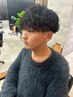 メンズカット+ツイストスパイラルパーマ￥12100