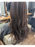 ロング×イヤリングカラー