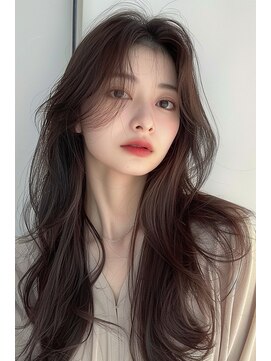 ラナ 新宿(lana) 韓国レイヤー/くびれヘア/セミロング/【lana hair 新宿】