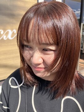 ヘアディレクション ビークス 上並榎店(HAIR DIRECTION BEECX) フェイスレイヤーとピレンジカラー