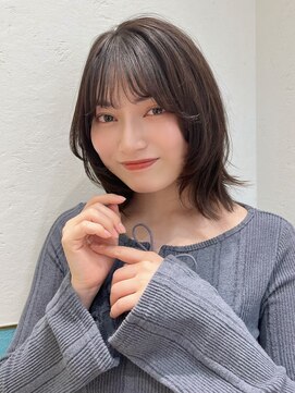 ロンド レグリーズ 立川(Lond leglise) オリーブグレー/ボブ/顔周り/小顔/レイヤー/髪質改善/縮毛矯正
