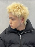 抜きっぱブリーチ×ツイストパーマ