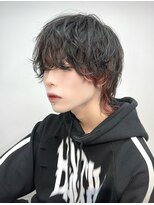 ヴェイン 渋谷(vain)&nbsp;ポイントカラー マッシュウルフ