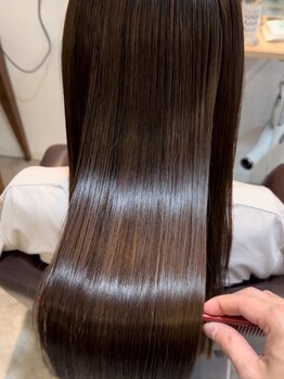 ライズヘアブランド エン(RISE HAIR BRAND en)の写真/超高濃度水素ケアや毛髪補修トリートメントで自分史上最高のうるツヤに◇何度も触りたくなる髪へ♪