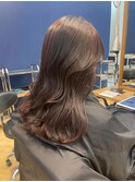 大人可愛いチェリーピンクブラウン