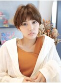■鎌倉/マッシュショート/ショートウルフ/カーキアッシュa55-7