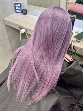 いろあそび 八王子 パープルヘア
