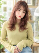 カバーヘアアンドスパ ブリス 浦和(COVER HAIR&SPA bliss)&nbsp;ミルクティーピンク韓国風ウルフレイヤーh4浦和20代30代40代