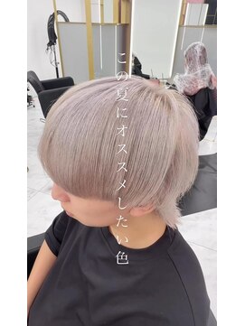 ジュイル ハラジュク(JEWIL HARAJUKU) ホワイトブロンド/マッシュウルフ/10代/20代/原宿/表参道