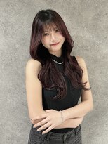 ローリン(Rolling)&nbsp;【Motoki】　20代/ロングレイヤー/ボルドー/天神大名